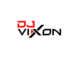DJ Vixon logo design by AmduatDesign