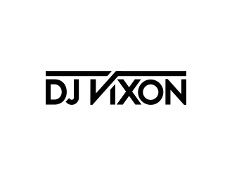 DJ Vixon logo design by yogilegi