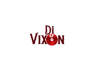 DJ Vixon logo design by dhika