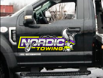Nordic Towing logo design by THOR_