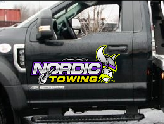 Nordic Towing logo design by THOR_