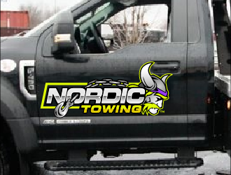 Nordic Towing logo design by THOR_