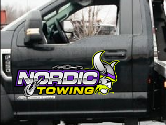 Nordic Towing logo design by THOR_