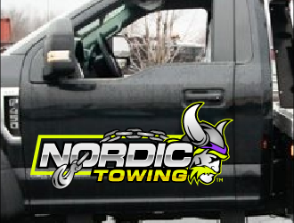 Nordic Towing logo design by THOR_