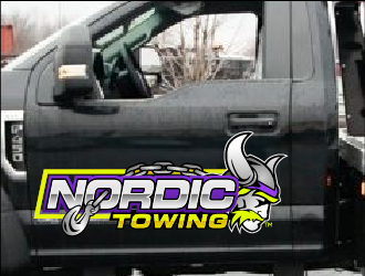 Nordic Towing logo design by THOR_