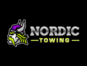 Nordic Towing logo design by SOLARFLARE