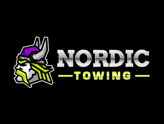 Nordic Towing logo design by SOLARFLARE