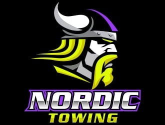 Nordic Towing logo design by Sorjen