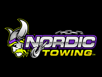 Nordic Towing logo design by THOR_