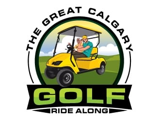 The Great Calgary Golf Ride-Along logo design by Suvendu