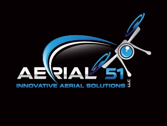 Aerial 51 LLC logo design by Suvendu