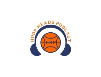 Hoop Heads Podcast logo design by bricton