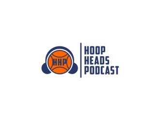 Hoop Heads Podcast logo design by bricton