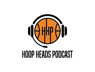 Hoop Heads Podcast logo design by GRB Studio