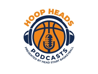 Hoop Heads Podcast logo design by jaize
