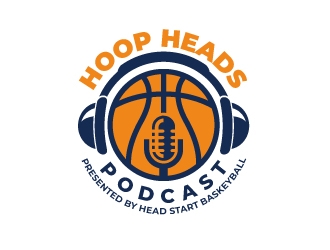 Hoop Heads Podcast logo design by jaize