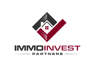 Immo Invest Partners logo design by schiena