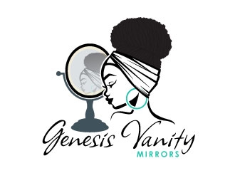 Genesis Vanity Mirrors logo design by uttam