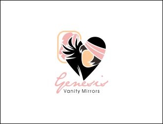 Genesis Vanity Mirrors logo design by ochatheangel