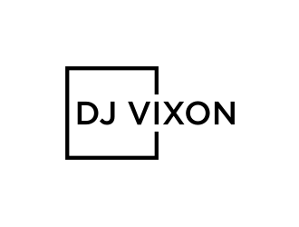DJ Vixon logo design by rief