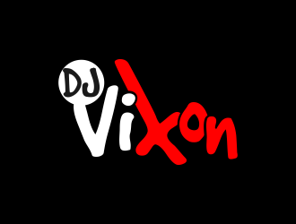 DJ Vixon logo design by kopipanas