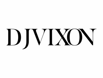 DJ Vixon logo design by Mahrein