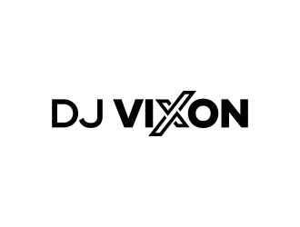 DJ Vixon logo design by DesignHell