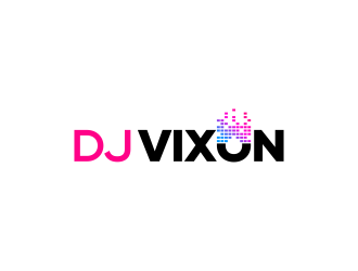 DJ Vixon logo design by DesignHell