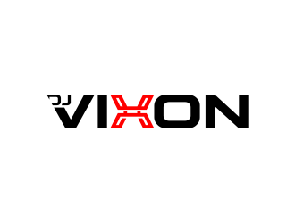 DJ Vixon logo design by ekitessar