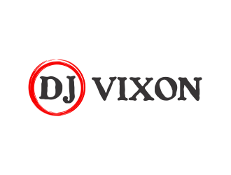DJ Vixon logo design by mutafailan
