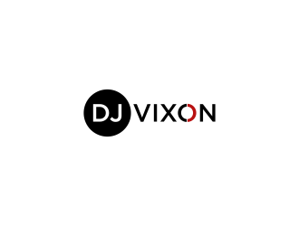 DJ Vixon logo design by ammad