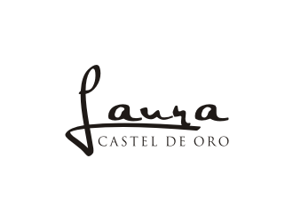 Laura Castel de Oro logo design by dewipadi