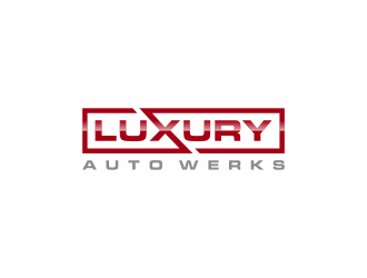 Luxury Auto Werks logo design by ammad