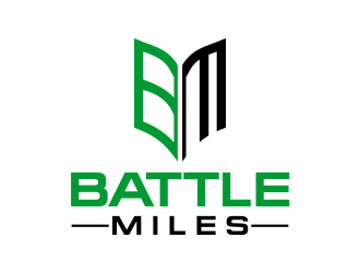 BATTLE MILES logo design by MUNAROH