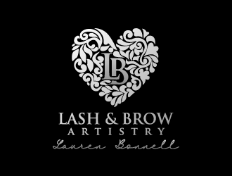Lovely Lashes and Brows by Lauren Bonnell Logo Design