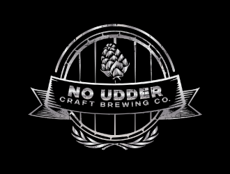 No Udder Craft Brewing Co. logo design by nona