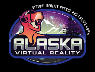 Alaska Virtual Reality logo design by THOR_
