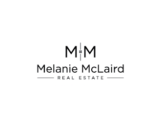 Melanie McLaird Real Estate logo design by GRB Studio