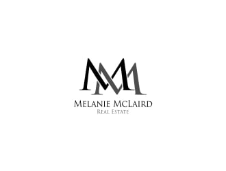 Melanie McLaird Real Estate logo design by dibyo