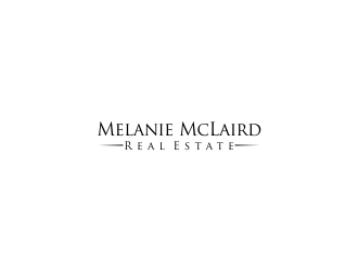 Melanie McLaird Real Estate logo design by dibyo