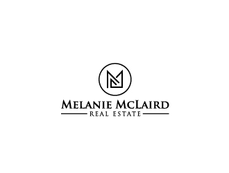 Melanie McLaird Real Estate logo design by my!dea