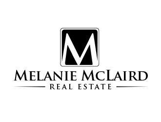 Melanie McLaird Real Estate logo design by BeDesign