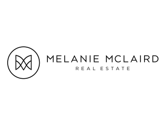 Melanie McLaird Real Estate logo design by mashoodpp