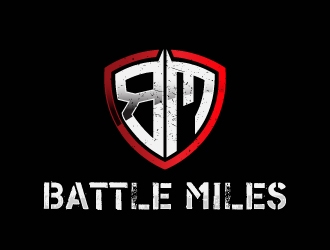 BATTLE MILES logo design by akilis13