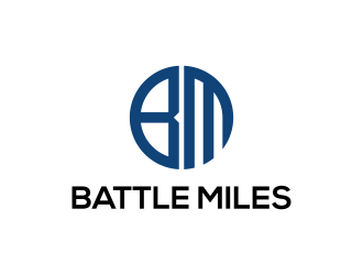 BATTLE MILES logo design by RIANW
