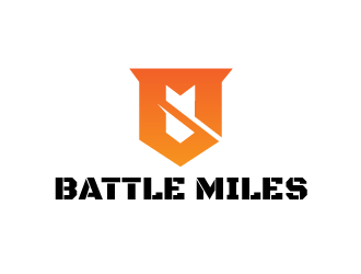 BATTLE MILES logo design by scriotx