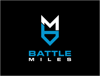 BATTLE MILES logo design by Nadhira