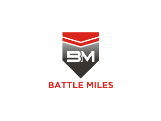 BATTLE MILES logo design by Drago