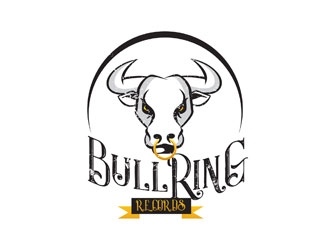 Bull Ring Records logo design by LogoInvent