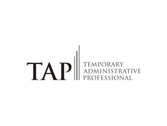 TAP (Temporary Administrative Professional) logo design by dewipadi